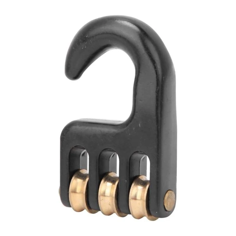 Gancio puleggia in lega in lega alluminio per navigazione in navigazione da esterno