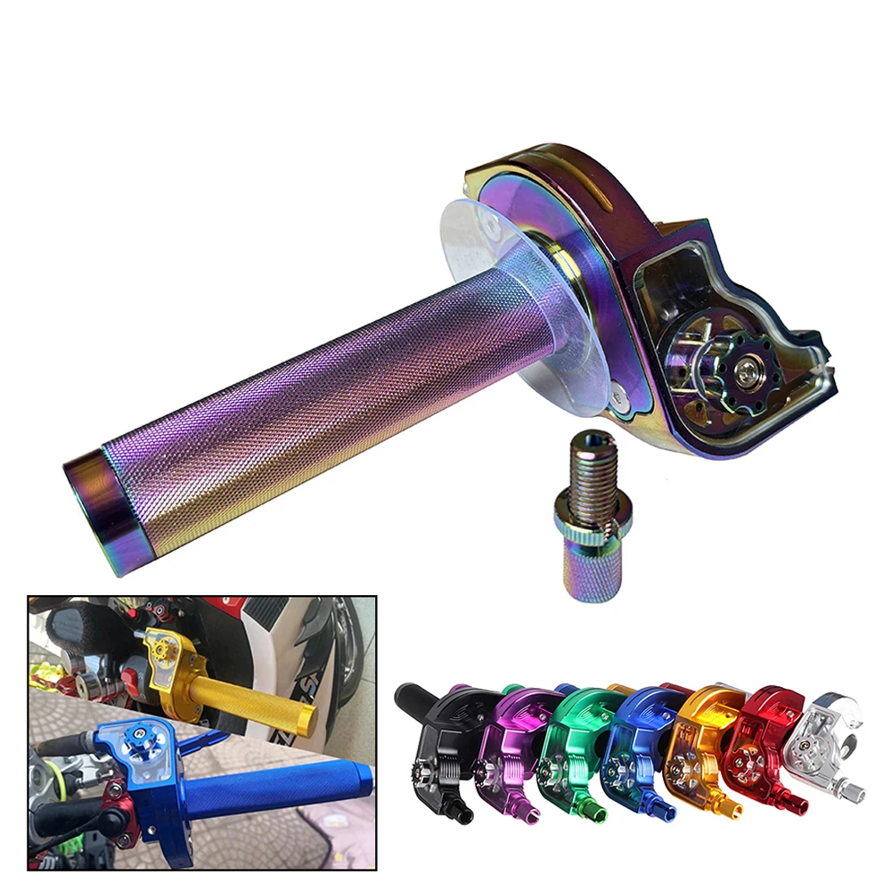 

22mm Universal CNC Aluminum Accelerator Throttle Twist Grips Handlebars for Dirt Bike ATV Pit Scooter Motocross Accessories