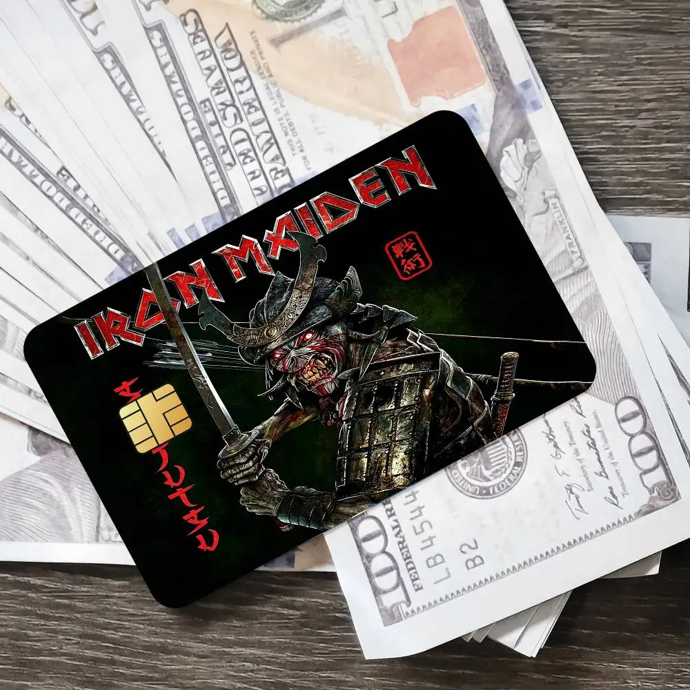 Band I-Iron Maiden Mode-Kartensticker für Bankkarten Schützende Wasserdichte Folienabdeckung Aufkleber Überraschungsgeschenk – Detail 2