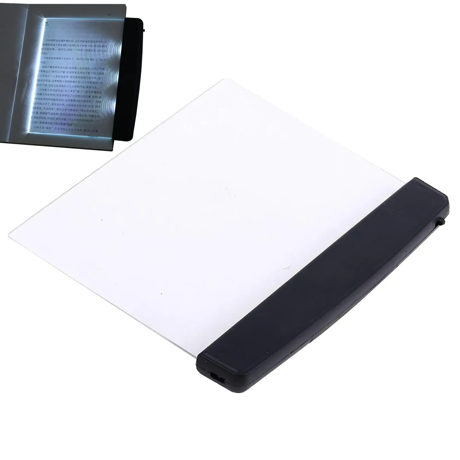 1Pc Creative LED Flat Panel Night Vision Reading Light Eye Protection Reading Light Student Night Light LED Book Eye Care Lights
