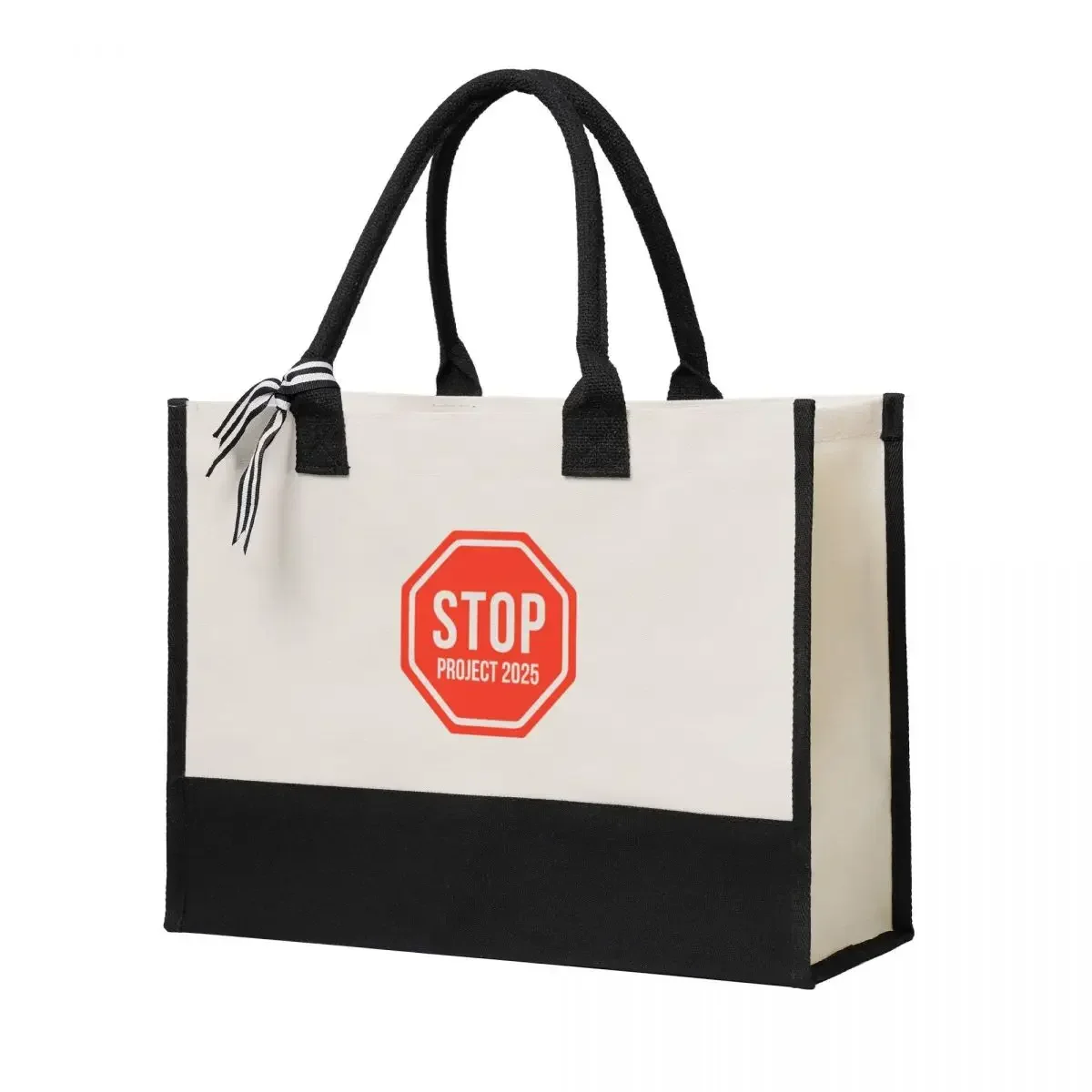 Canvas Gift Shopping Bag Stop Project 2025 Canvas Large Capacity Bag Customizable Quality Gifts