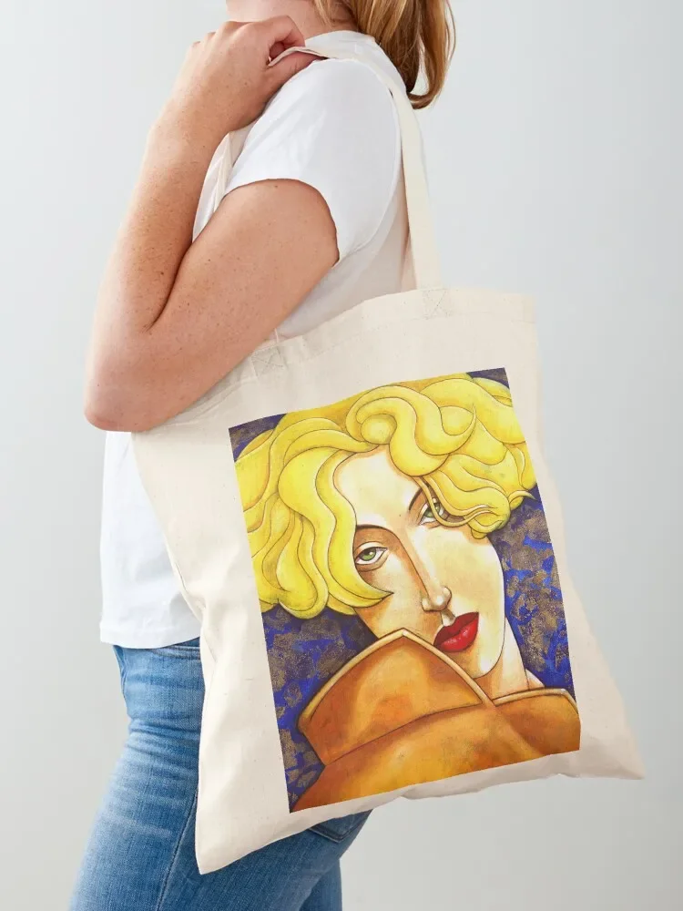 Gold locks Tote Bag custom tote bag female bag Lady