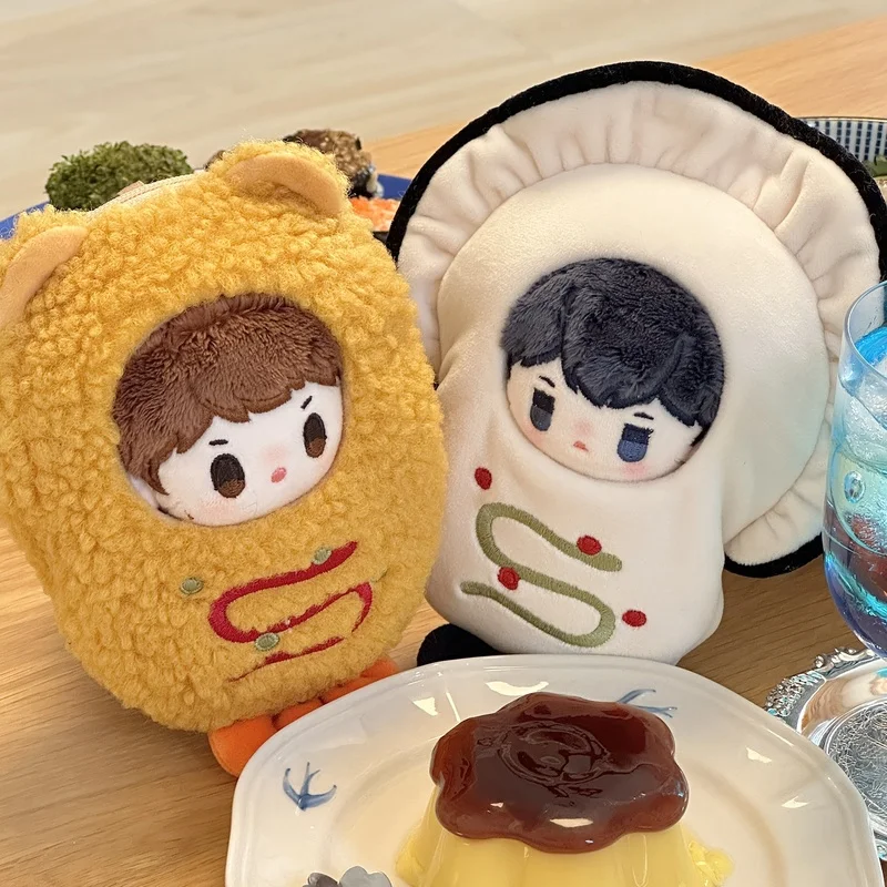 

10cm Kawaii Fried Shrimp Oyster Sleeping Bag Anime Cute Plush Doll Stuffed Doll Toy ＆ Accessories Props Cosplay Gifts