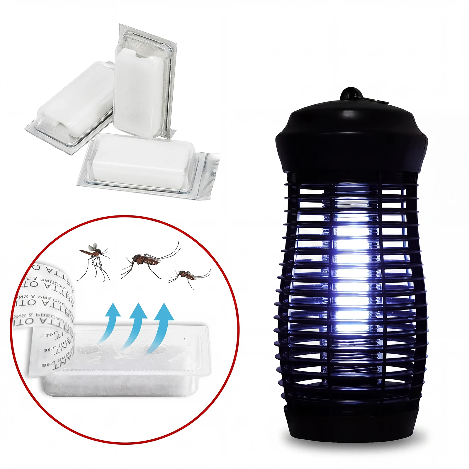 3Pcs Mosquito Lure Refill Long Lasting Octenol Insect Bait Non-Toxic 450 Hour Insect Bait for Mosquito Trap Bug Zapper