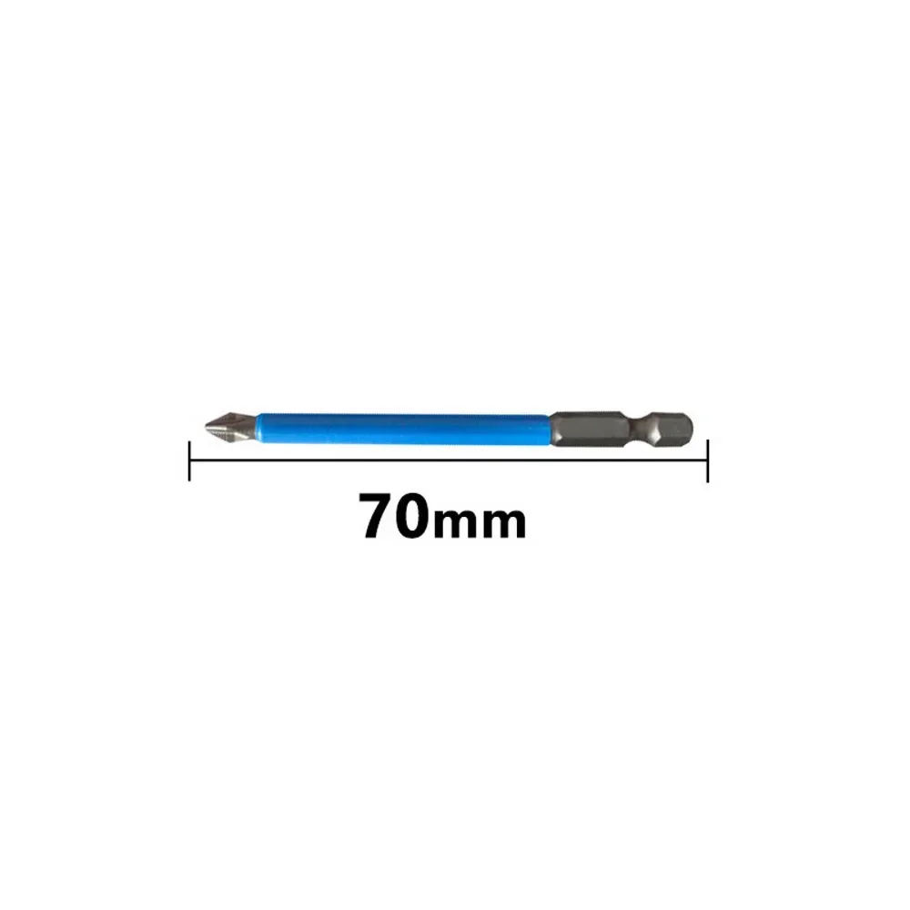 25/50/65/70/90/125/150Mm Hex Schacht Magnetische Antislip Lange Bereik Elektrische Schroevendraaier Bits Ph2 Antislip Cross Head Elektrisch Gereedschap