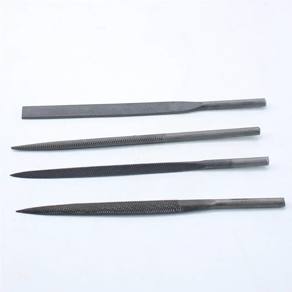 5x140 Pneumatic File Blades Half Round/Round/Triangle Flat File For Stone Glass Metal DIY Woods Rasp File Polishing Carving Tool