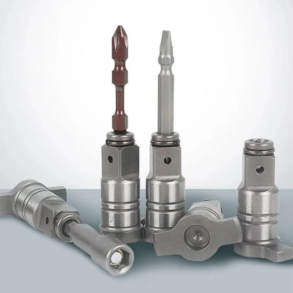 Electric Wrench Conversion Head, T‑Shaft Adapter Rod, Anvil Wrench Pin Converter for Electric Screwdriver