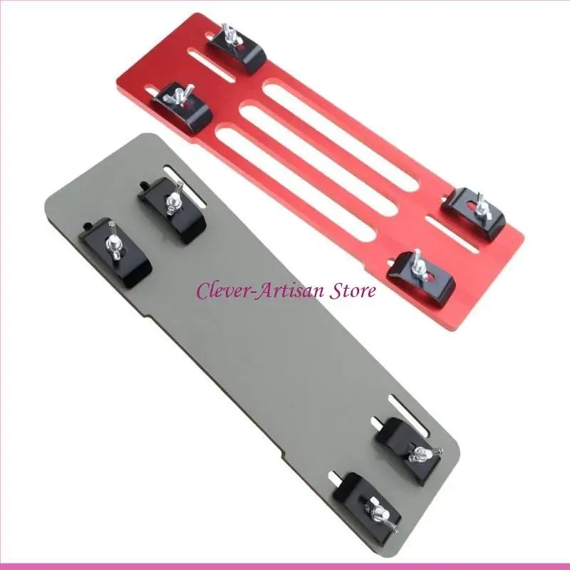 E06B Handheld Circular Sciage base base Guide coupe d'installation rapide pour le travail du bois