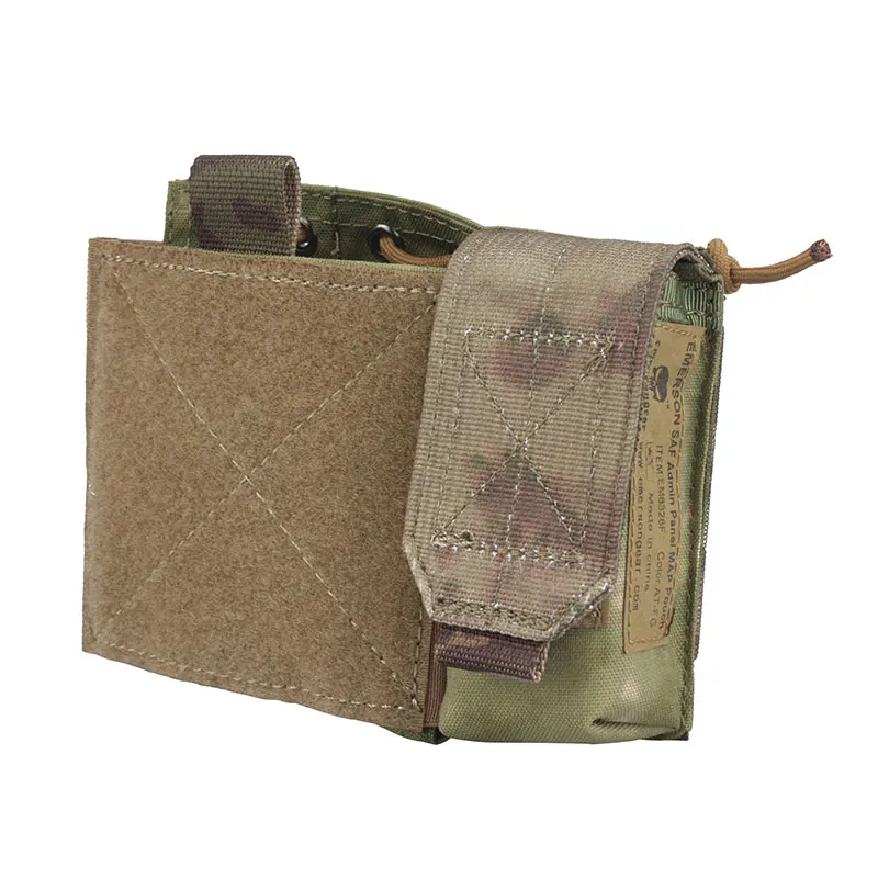 Emersongear MOLLE Tactical SAF Admin Panel Pouch Multi-purpose Map Hunting Bag Magazine Holder Pouch Pocket 11.11 Sales