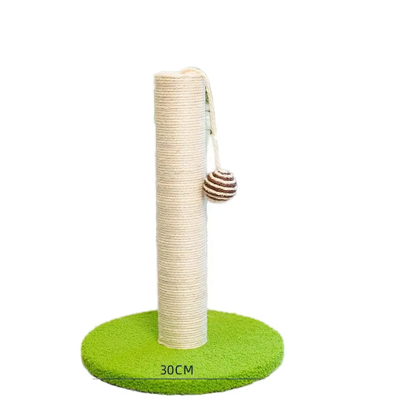 Luxurious Modern Eco-Friendly Cat Scratcher Wooden Cat Tree Sisal Toys Wool Material Cat House Classic Cartoon Carton Packed