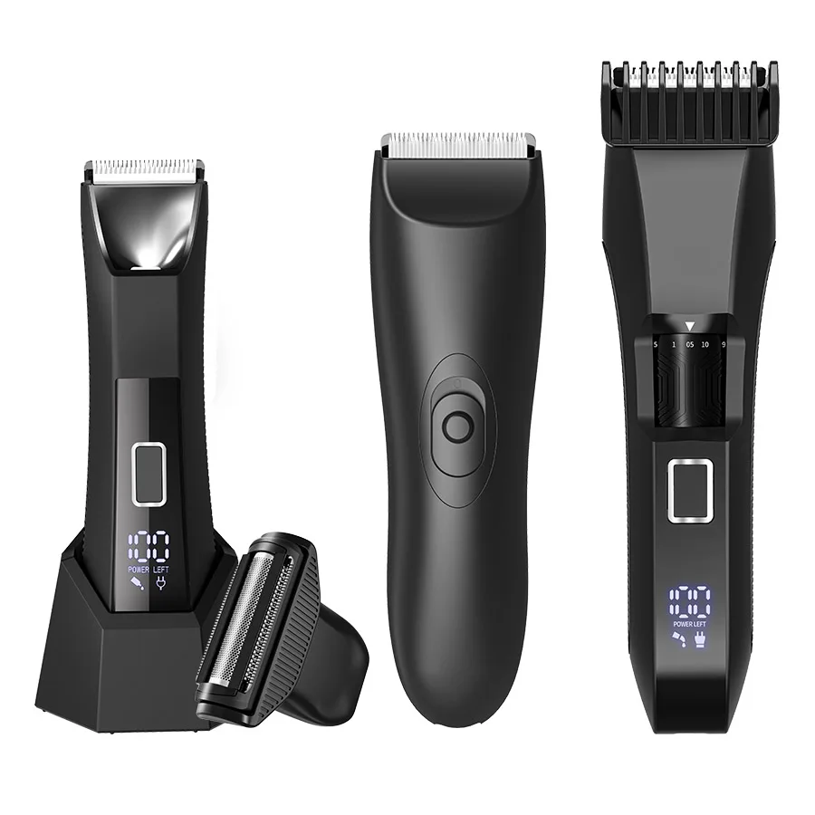 Professional Body Hair Trimmer, Groin&Body Manscape Trimmer For Men, Electric Ball Shaver Groomer, Pubic Grooming Clipper Male R