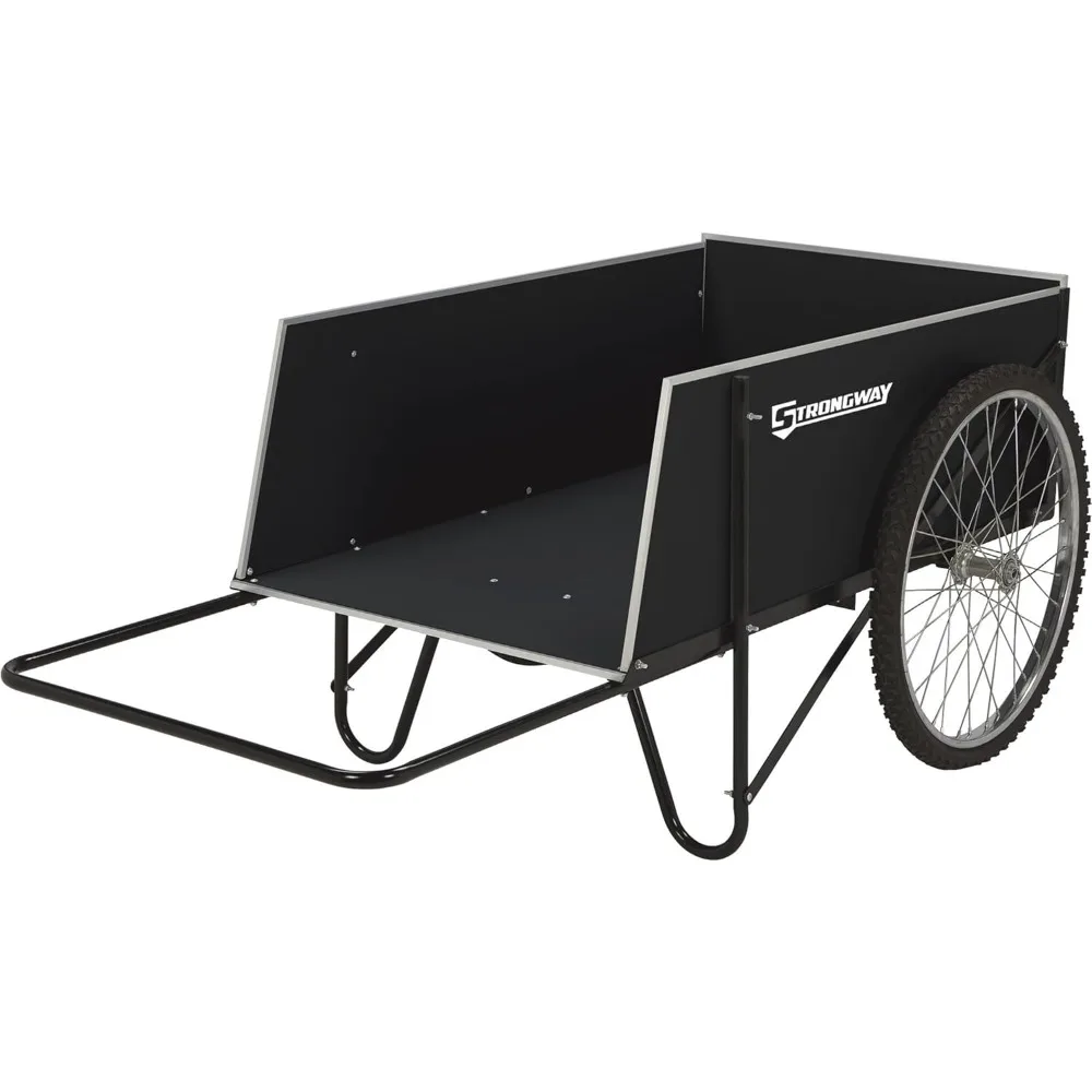 

Strongway Garden Cart - 400-lb. Capacity, 14 Cu. Ft. 48in.L x 29in.W