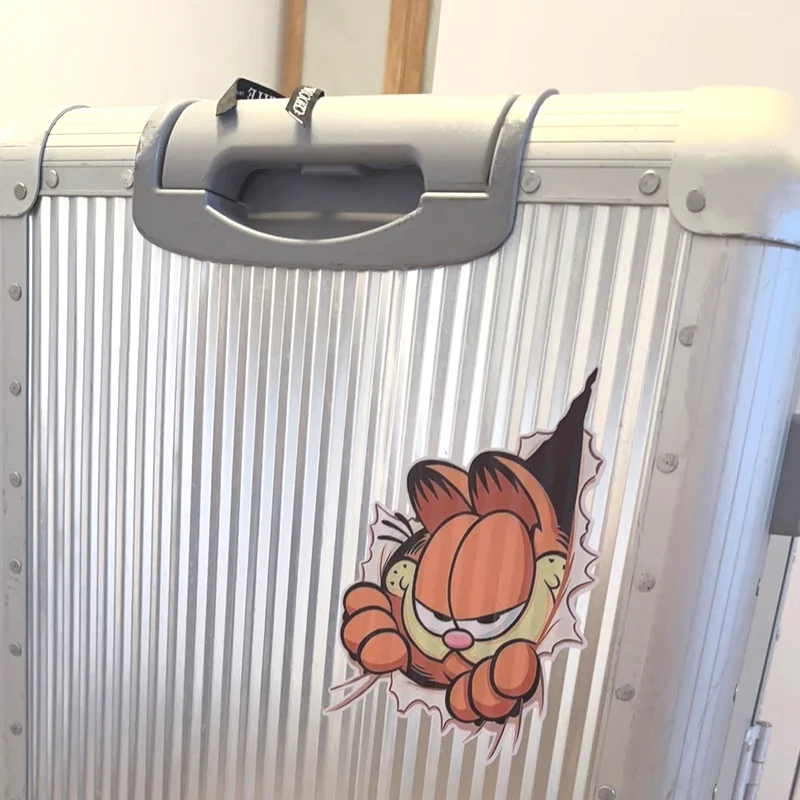 غارفيلد حقيبة لطيف ملصق كأس مجلة الكمبيوتر مقاوم للماء واقية من الشمس لا بقايا لتقوم بها بنفسك خدش عائق لاصقة تزيين