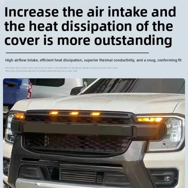 High Quality 4X4 Pickup Wide Body Kit Front Bumper Grille Flar Off Road Exterior Modified Accsori