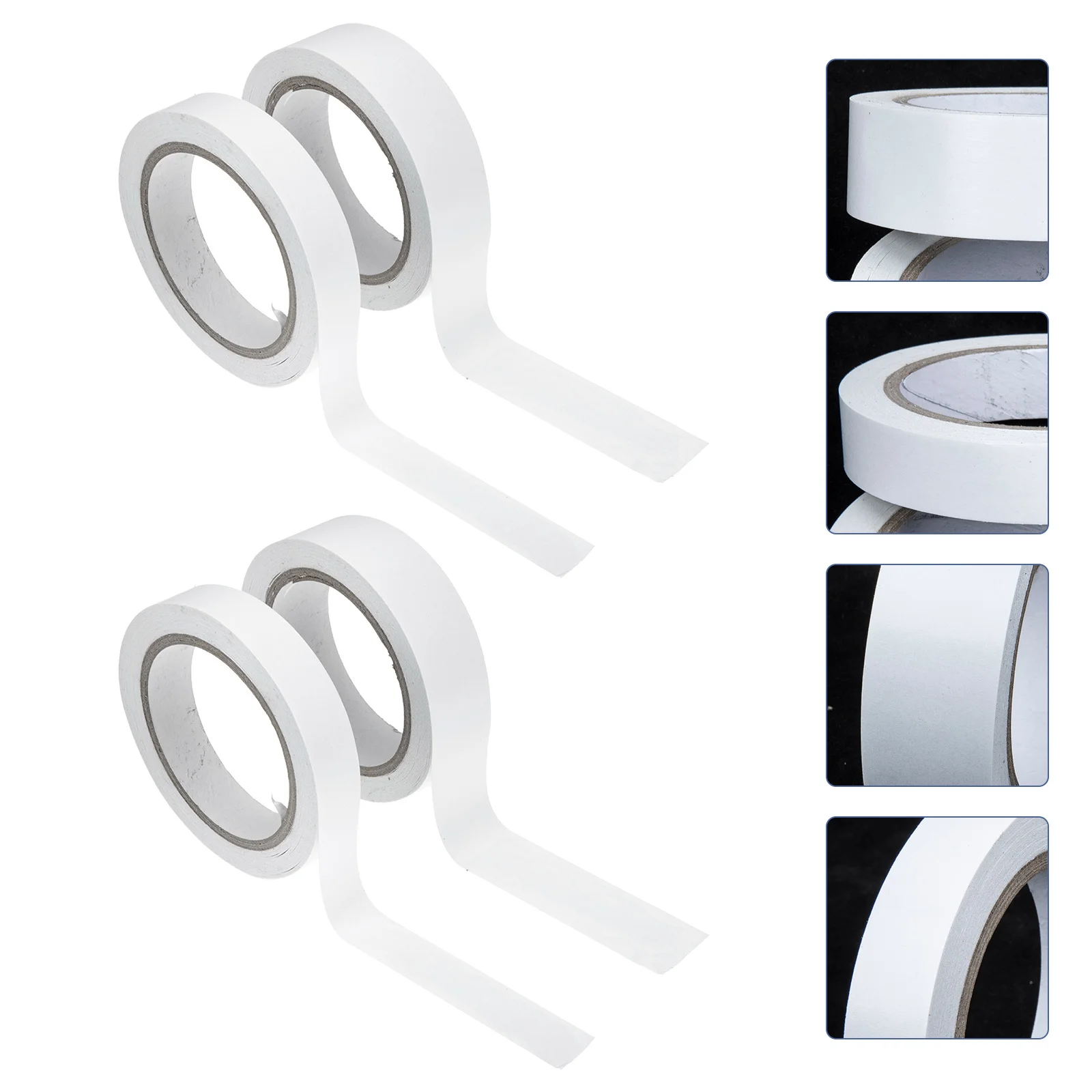 4 рулона двусторонней клейкой ленты для коврового пола