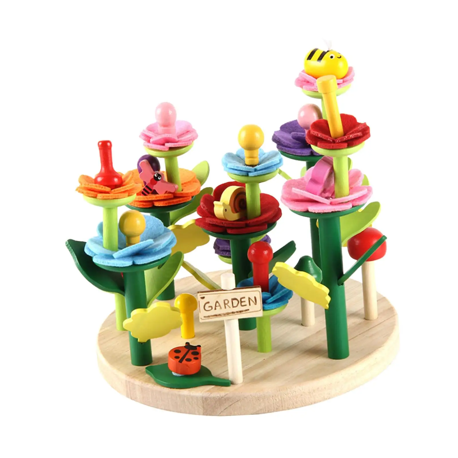 Jouets de construction de jardin de fleurs, motricité fine, jouets mentaires oriels interactifs pour parents et enfants, jouets Montessori pour garçons et filles, cadeaux pour enfants