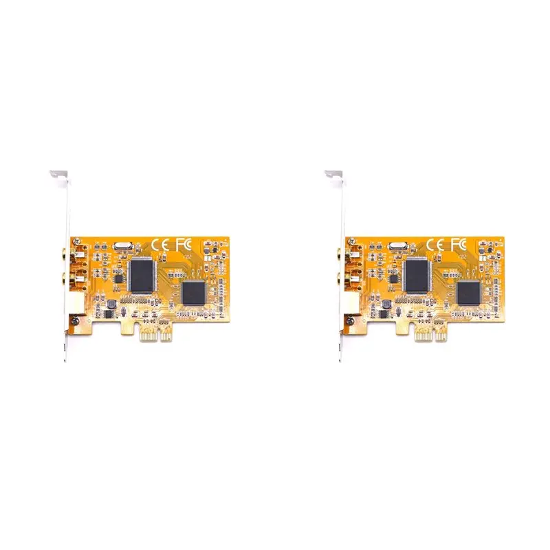 

【РЕКОМЕНДУЕМ】2X карта видеозахвата PCIE To AV 878A для видеонаблюдения, HD-изображений, PCI-E 878A, для систем обработки изображений