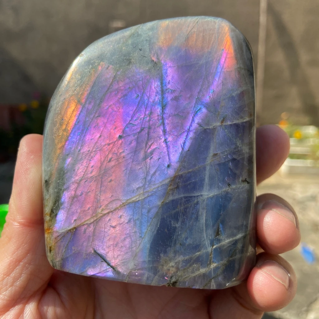 Beautiful Natural Labradorite Freeform Crystal for Home Decor Stunning Healing Stone for Meditation and Spiritual Practices