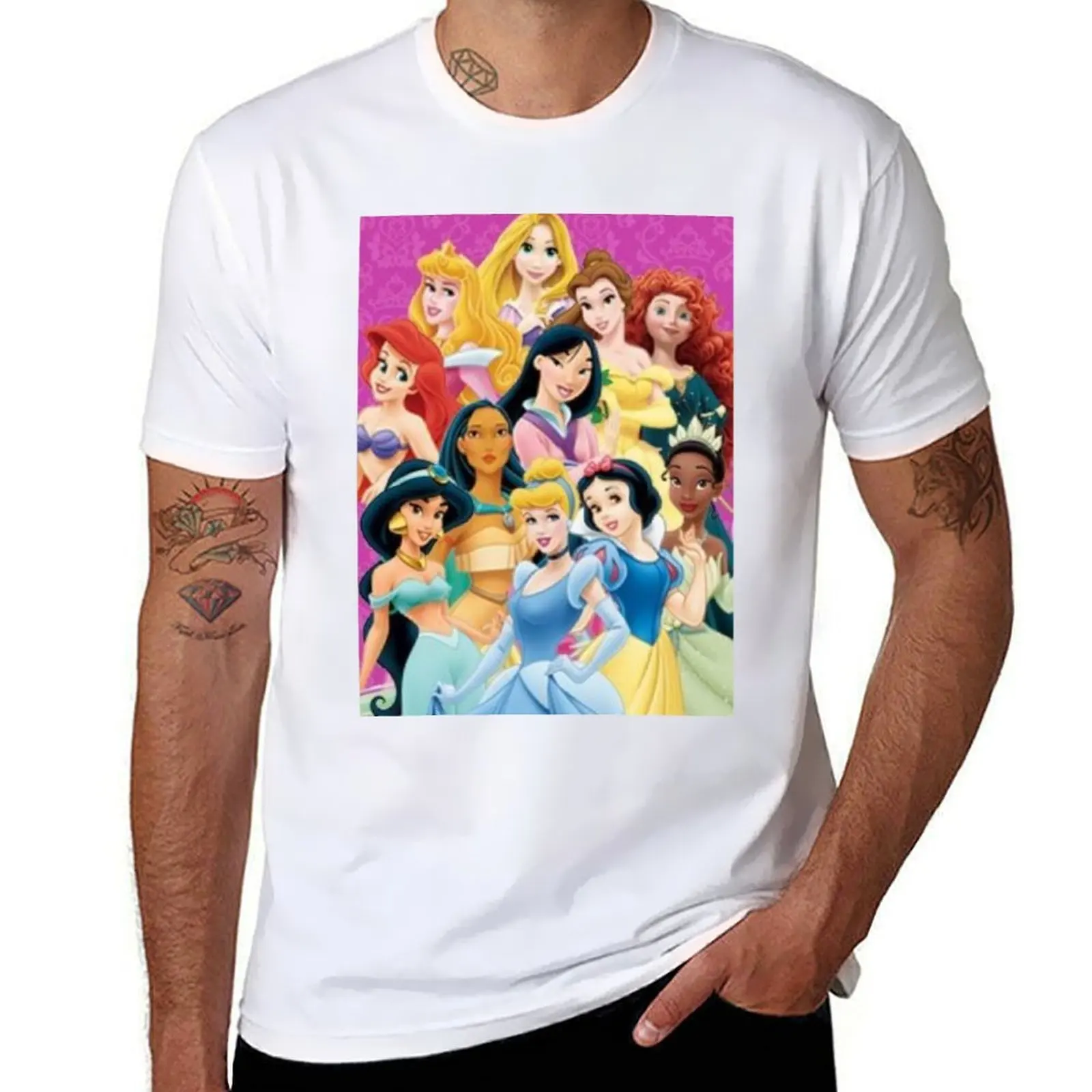 

princesses T-Shirt t shirts for man graphic tees t shirts cotton 100% T-Shirt