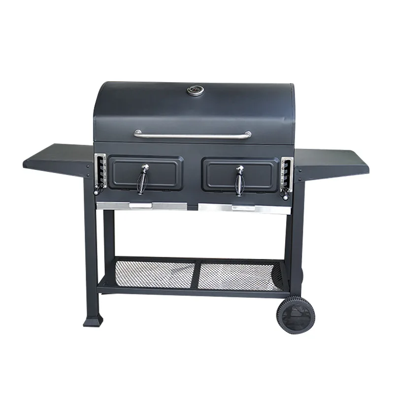 

Outdoor Camping Heavy Duty BBQ Barbecue Grill Adjustable Height Large Size Charcoal Bbq Grills