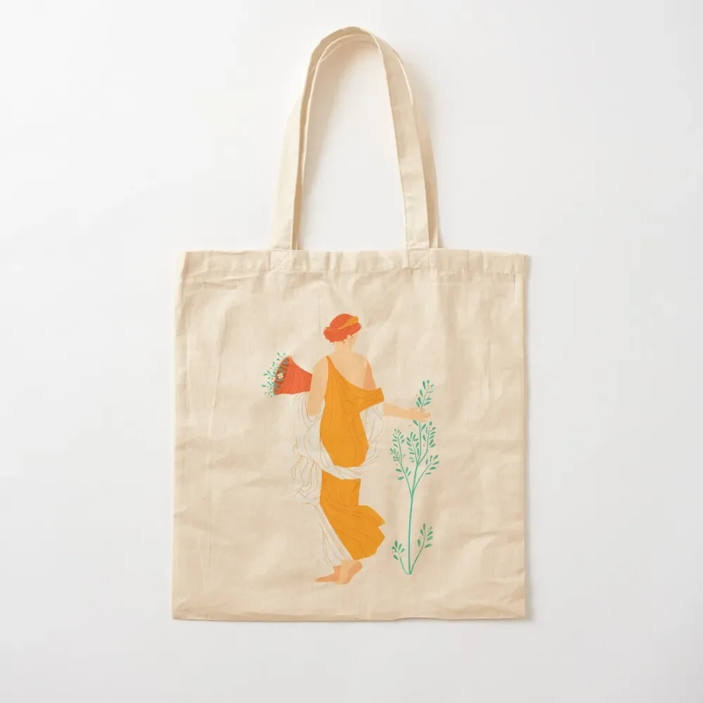 

Flora Fresco Tote Bag Canvas shoulder bag Custom bag cloth woman
