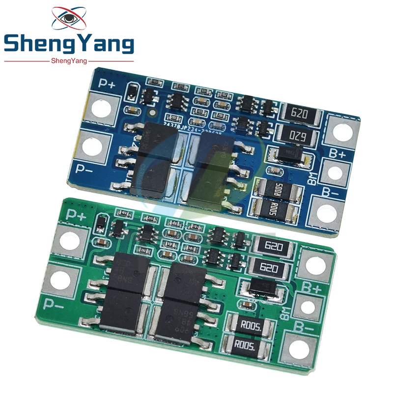 BMS 2S 3.2V 3.7V 10A LiFePO4 / لوح حماية شحن بطارية الليثيوم 6.4V 7.2V 18650 32650 حزم البطارية مع التوازن #4