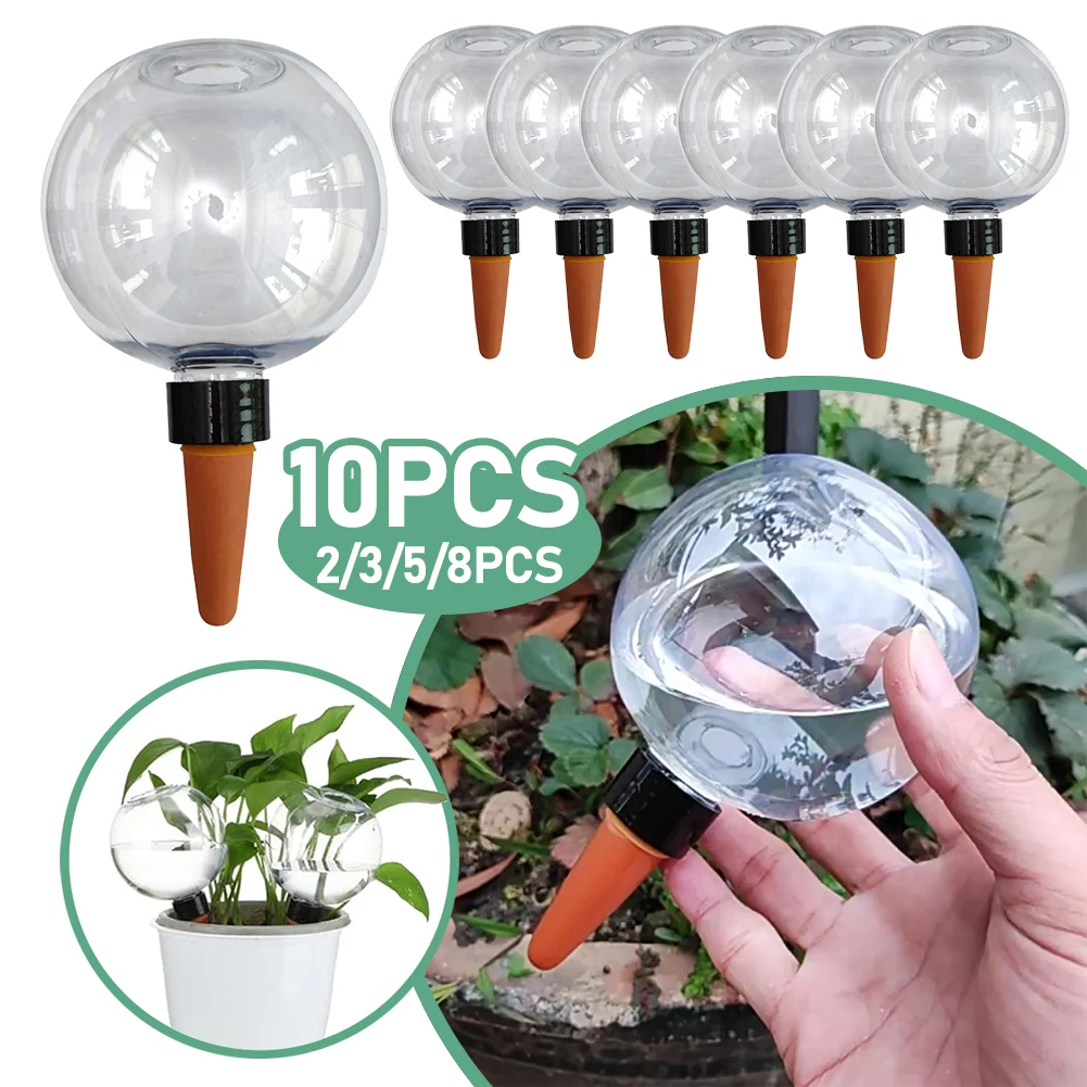 

Automatic Watering Device Self Watering Plant Spikes 500ML Large Capacity Plant Watering Globes Drip Irrigation System for Plant