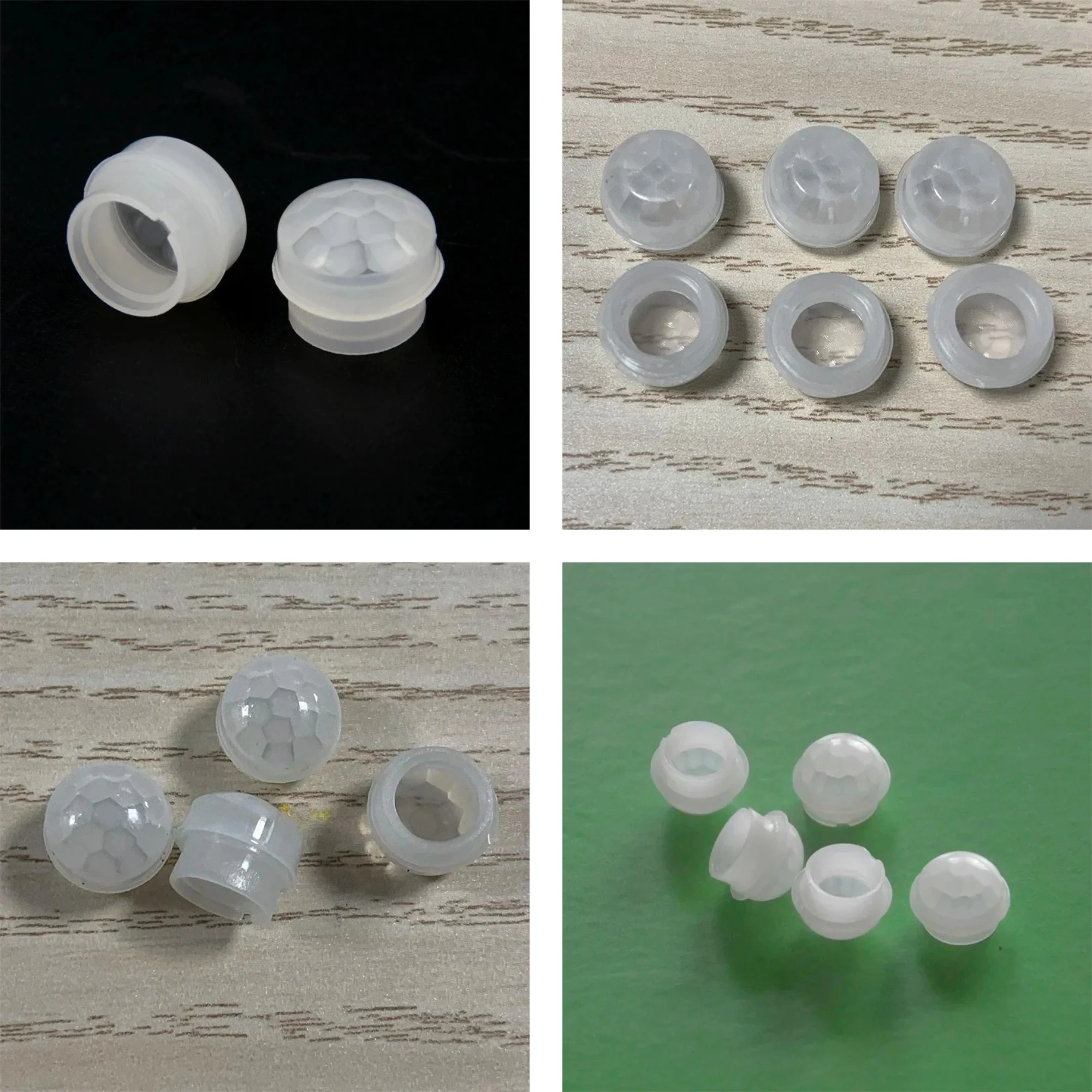 10PCS 13120 Various Sizes Focal Length 6mm PIR Lens Human Body Infrared Sensor Fresnel Lenses Sensing Distance 6-8m