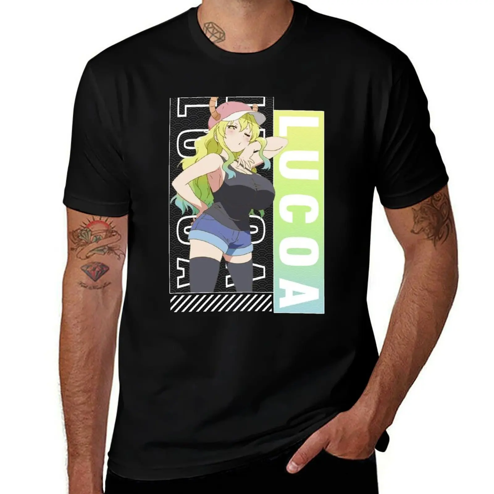 

Lucoa ルコア Miss Kobayashi's Dragon Maid T-Shirt Simple Print Design T-Shirt