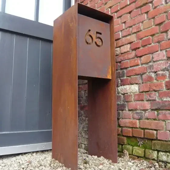 Free Standing Extra Large Outdoor Mailbox Metal Letter Box