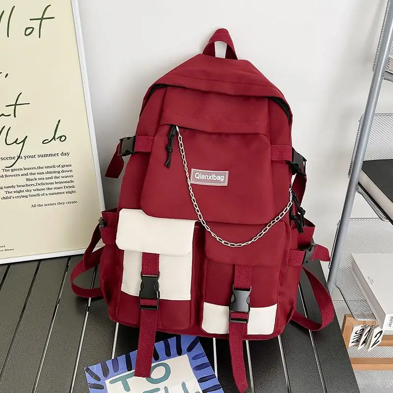 Unisex Large Capacity Backpack 2026 New Style High Aesthetic Value for High School Students Fitness Waterproof Soft Handle