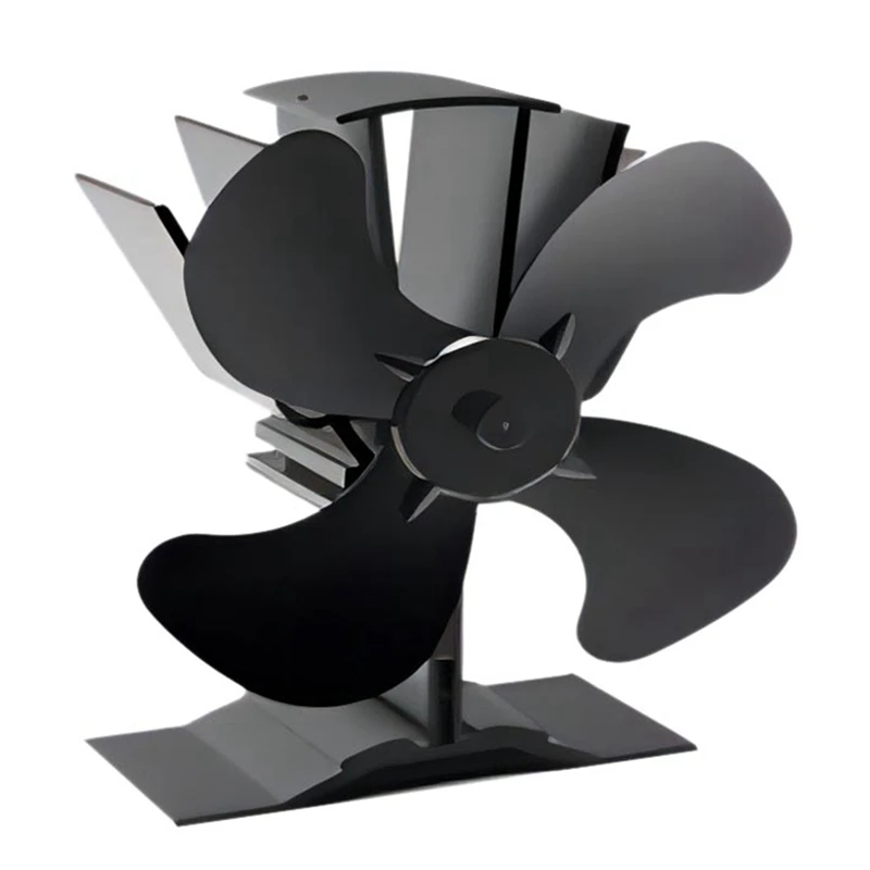 

Fireplace Fan Stove Fan 4 Blades Heat Powered Stove Fan For Wood Log Burner Fireplace Magnetic Upright Fireplace Fan