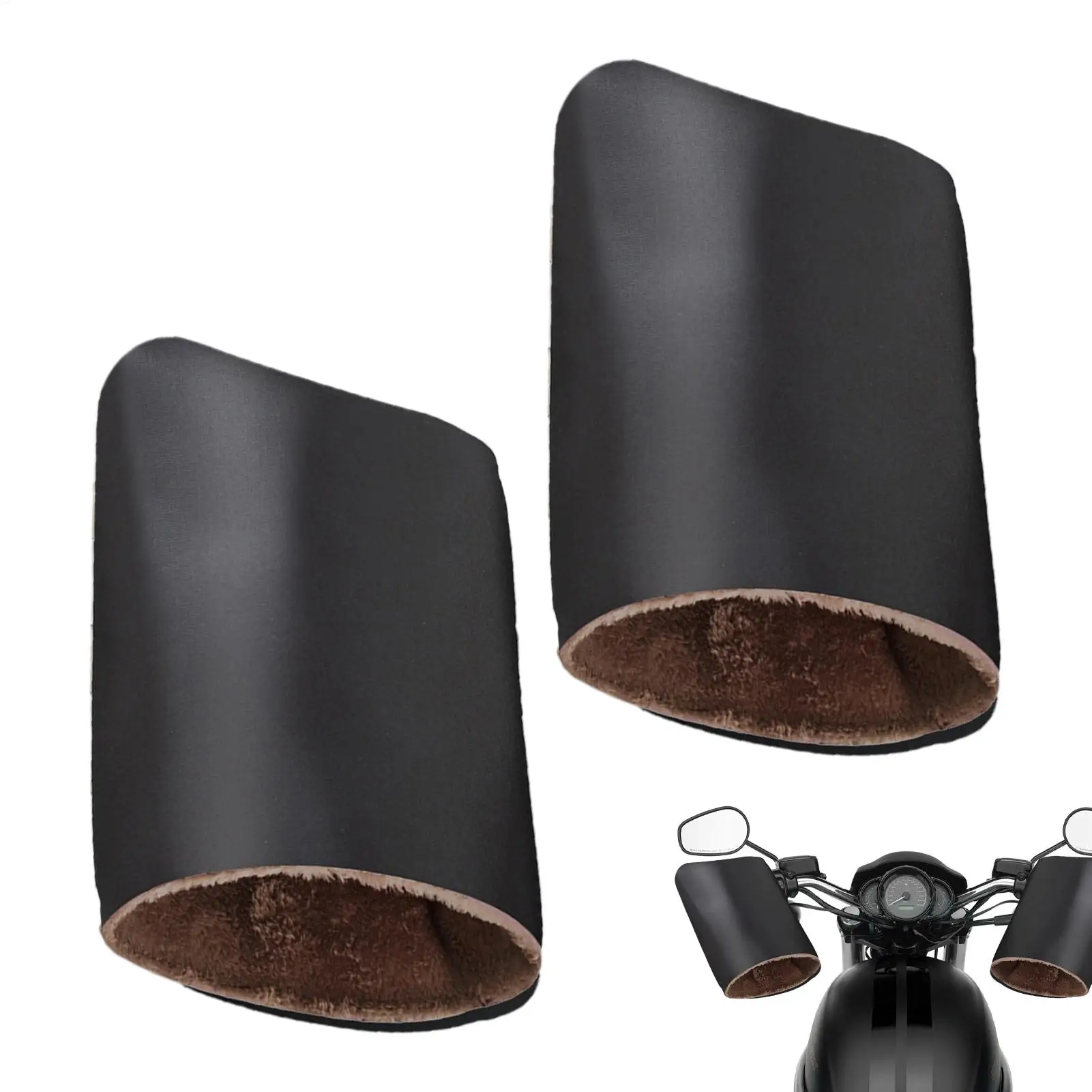 

Winter Motorcycle Riding Gloves Men Windproof Thick Thermal Touchscreen Electric Bike Scooter Anti Slip Full Finger Gloves