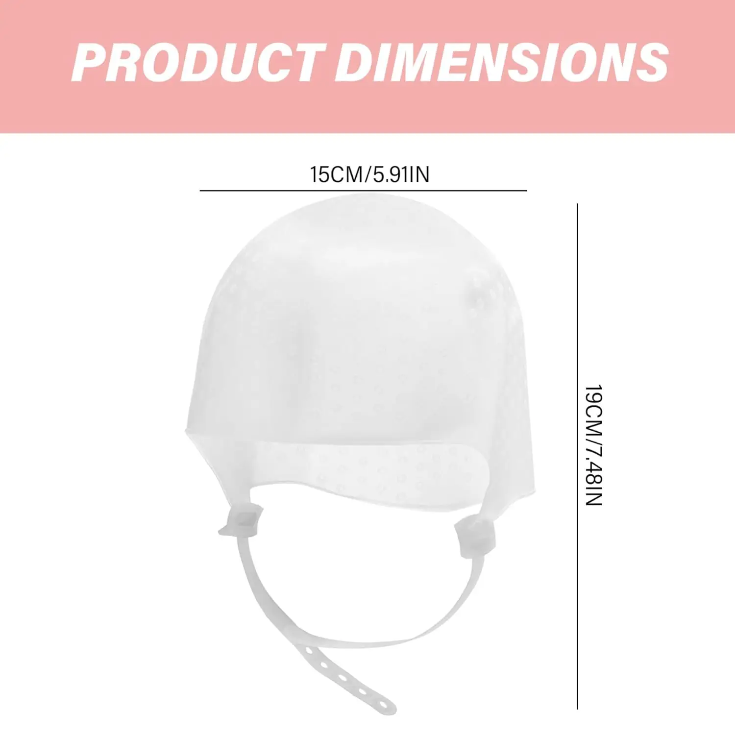 High Quality Highlighting & Coloring Silicone Cap,Salon-Quality Hair Highlights Reusable, Heat-Resistant Hair Dye Tool