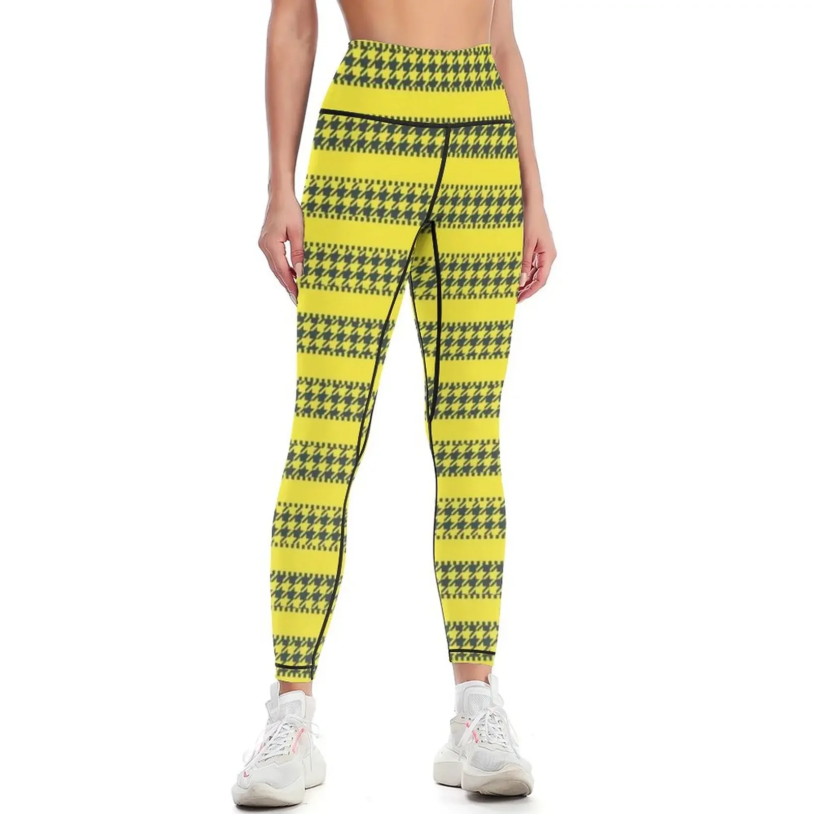 

Burghr - Houndstooth Leggings sports woman gym active wear Jogger pants gym wear Womens Leggings