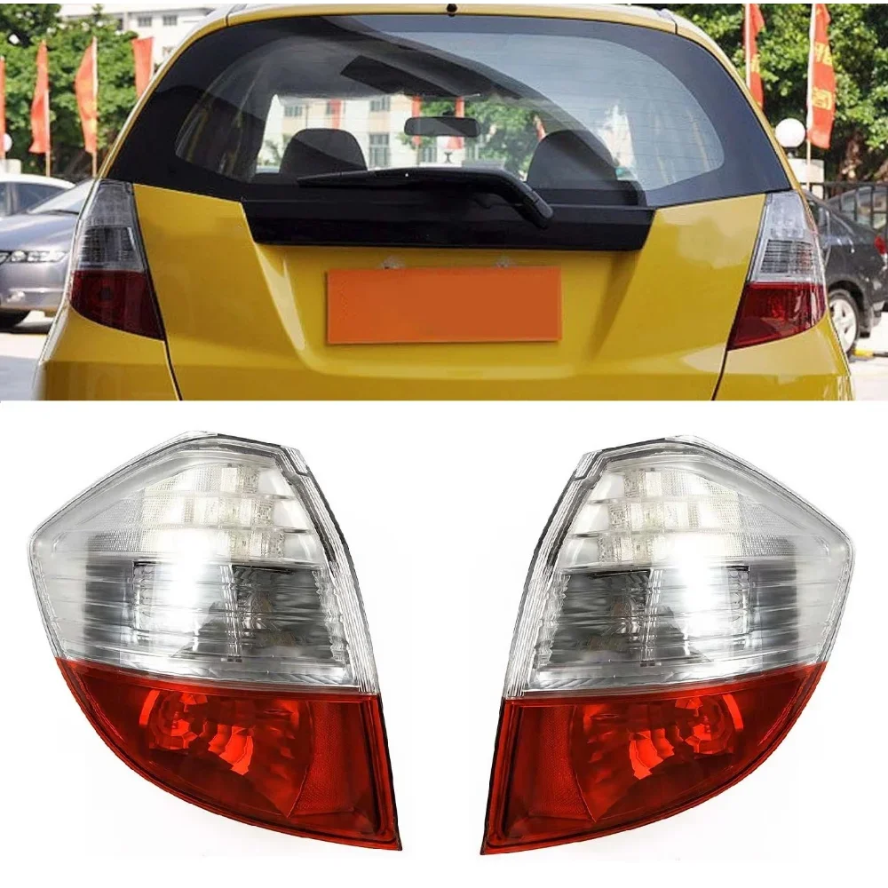 

Rear Brake Tail Lamp Tail light Taillight Rear Light For Honda JAZZ FIT Hatchback 2008 2009 2010 Without Lamp Bulb