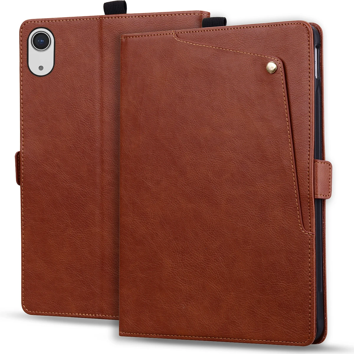 For iPad Case Air Pro Mini 2025 A16 2026 3 4 5 6 7 8 9 10th 11th Gen Cases Stand 10.9 10.2 11 12.9 13 Card Storage Leather Cover