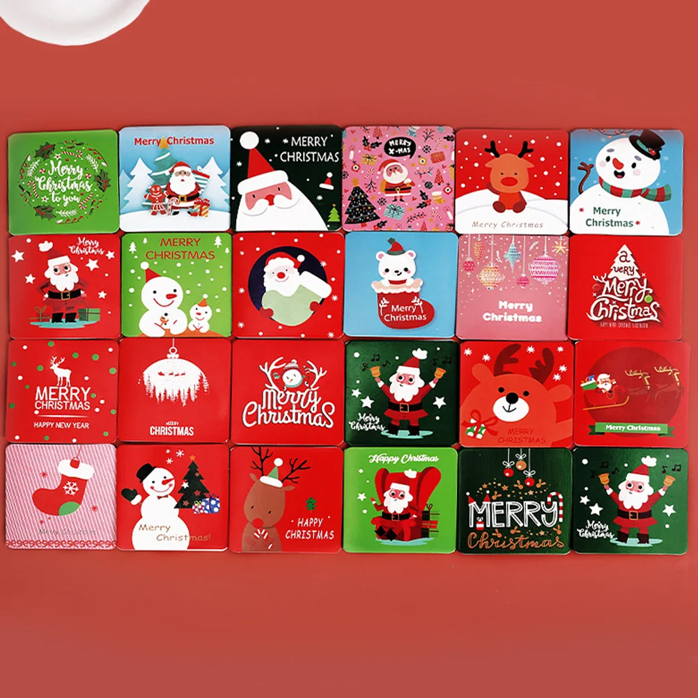 

15 Pcs Cards Christmas Blessing for Xmas Greeting Souvenir Themed Envelope Student