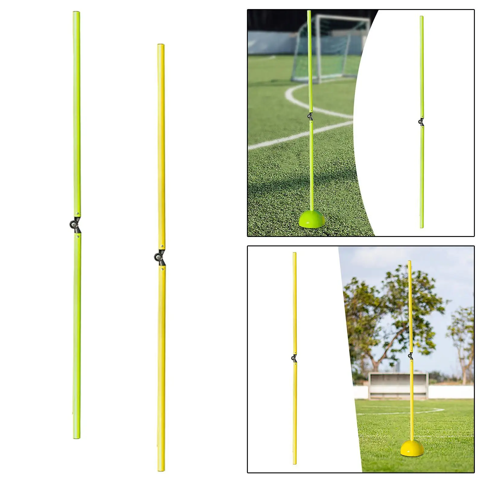 Calcio Agility Pole Football Soccer Training Supply Portable Strong