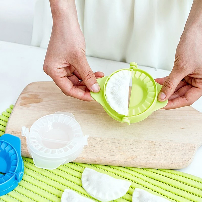 Moldes de plástico de 3 piezas para hacer comida china, prensa de masa, Ravioli, herramientas creativas de cocina DIY