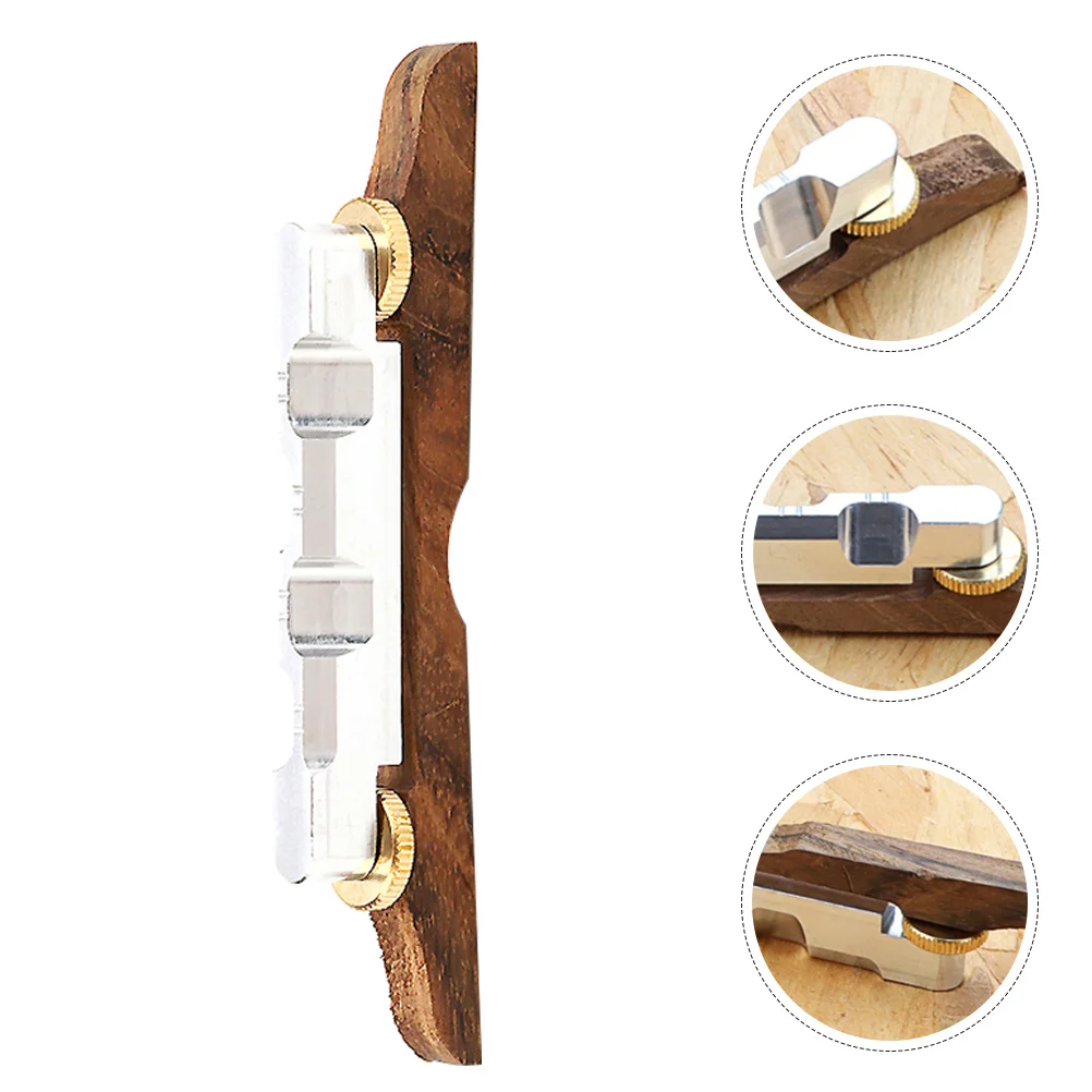 

Silver Guitar Bridge Saddle Acoustic Guitar Bridge Replacement Lightweight Resistant String Wear Musical Bridge