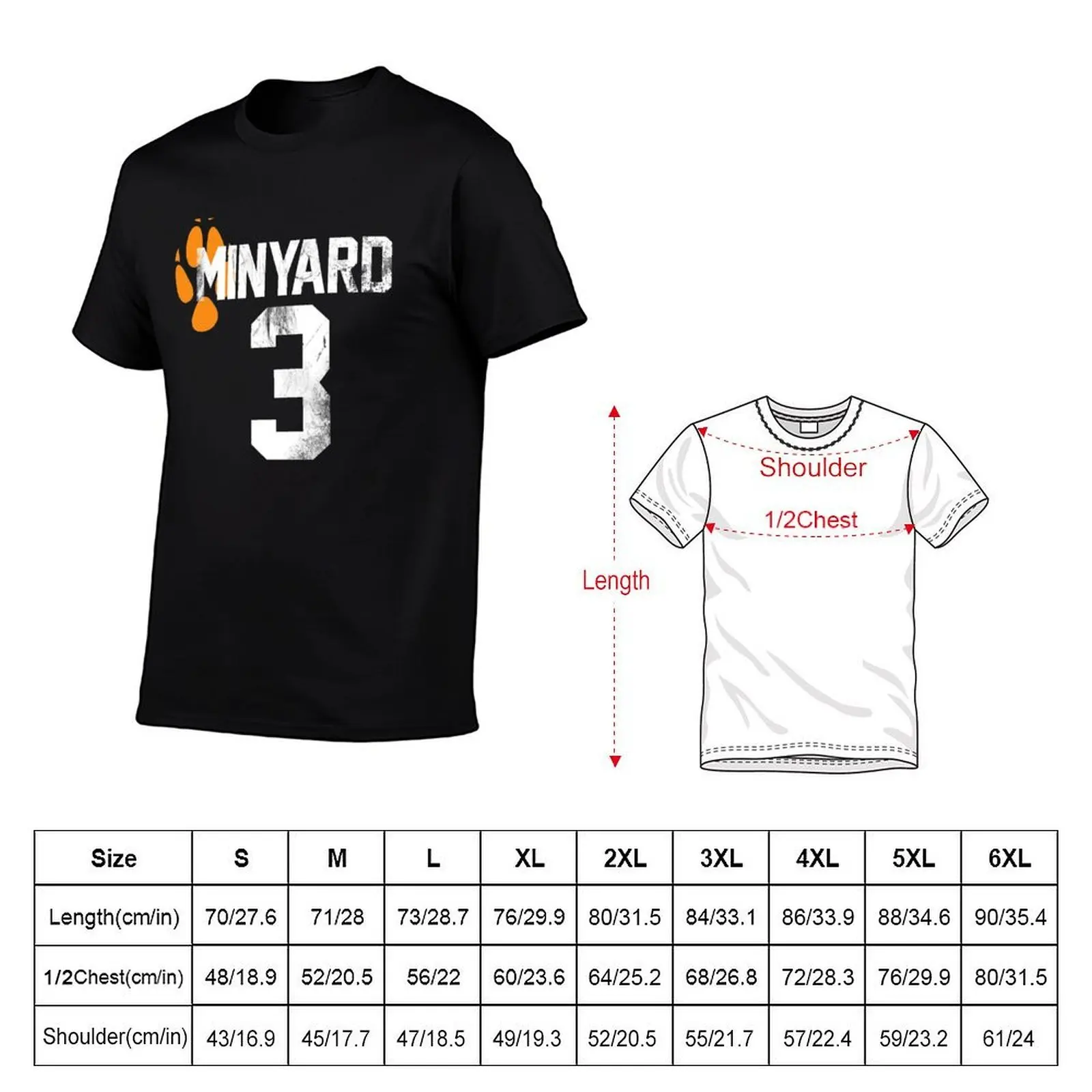 andrew minyard jersey T-Shirt Art Pattern Printed Casual Top