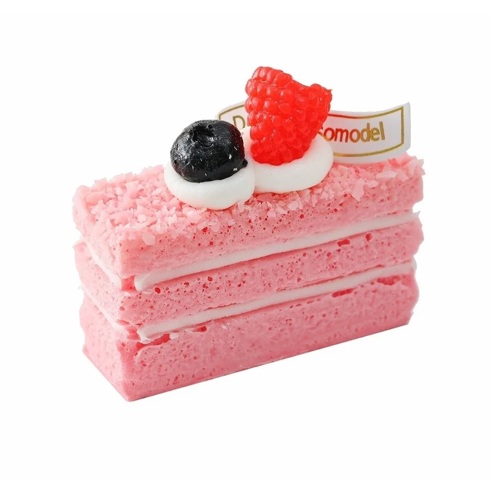 Neue Realistische Kuchen-Quetschspielzeuge aus PU mit Langsamer Rückfederung, Fidget-Spielzeug mit Realistischem Aussehen, Weiches Dessert-Knautschspielzeug zum Verschenken – Detail 4