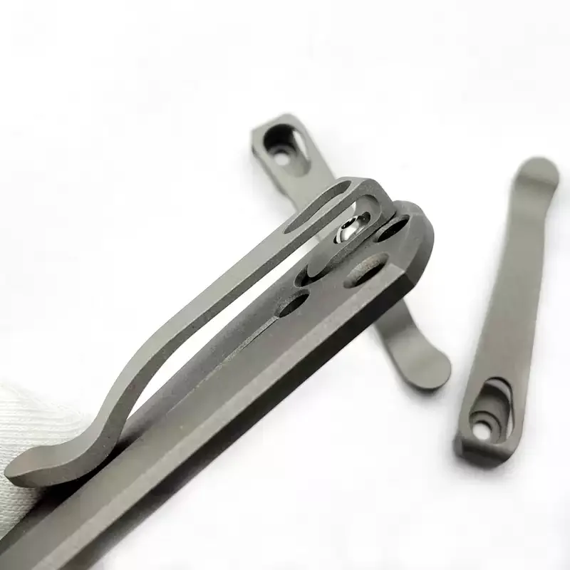 Titanium CNC Deep Carry Pocket Clip for Chris Reeve Sebenza and Umnumzaan, 5g, 7 Color Options