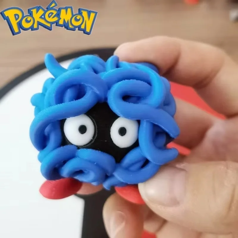 Pokemon Tangela  Action Figure Proportion World 1:20 Diy 3d Printing Kawaii Character Desktop Model Kid Cute Toy Birthday Gifts