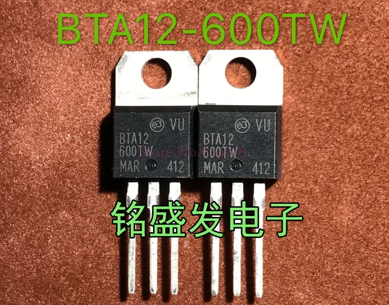 10pcs/lot BTA12-600TW BTA12-600 BTA12600TW 600V 12A