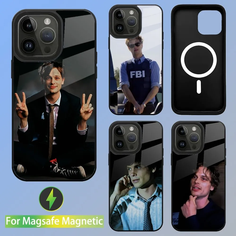 Matthew Spencer Reid Phone Case For iPhone 16,15,14,13,12,11,Plus,Pro,Max Mini Magsafe Magnetic Wireless Charging