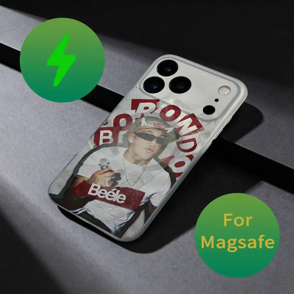 حافظة هاتف Rapper B-BEELE Tour 2025 لهاتف iPhone 17,16,15,14,13,12,X,XS,Pro,Max,Plus,E,Air,Mini مع مادة TPU المغناطيسية المغناطيسية Magsafe