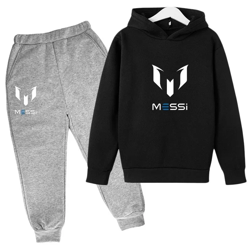 Football Idol Clothes Hoodie+Pants Suit Suitable for Sports and Leisure Sets 2023 Birthday Gift for Children Kid\'s Spring Autumn