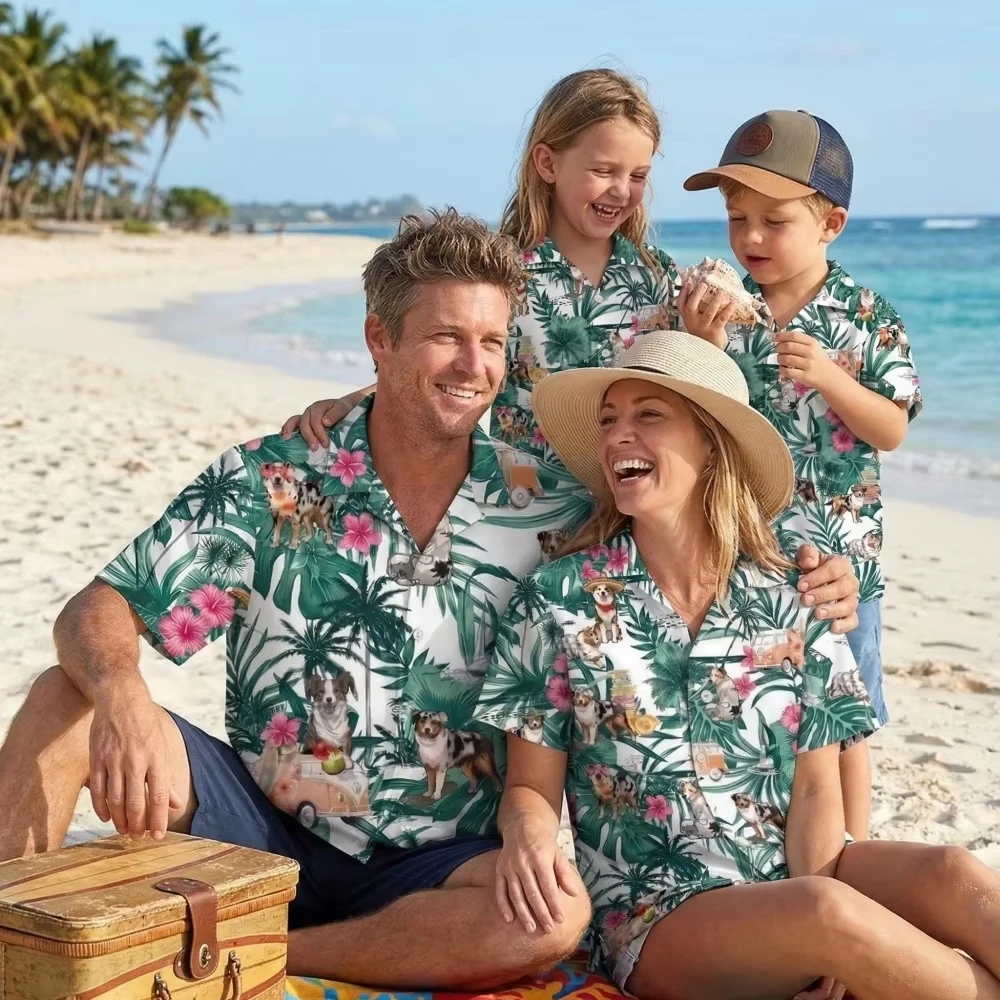 Plant Parent Shirt - Summer Hawaii Tropical Plant Print Family